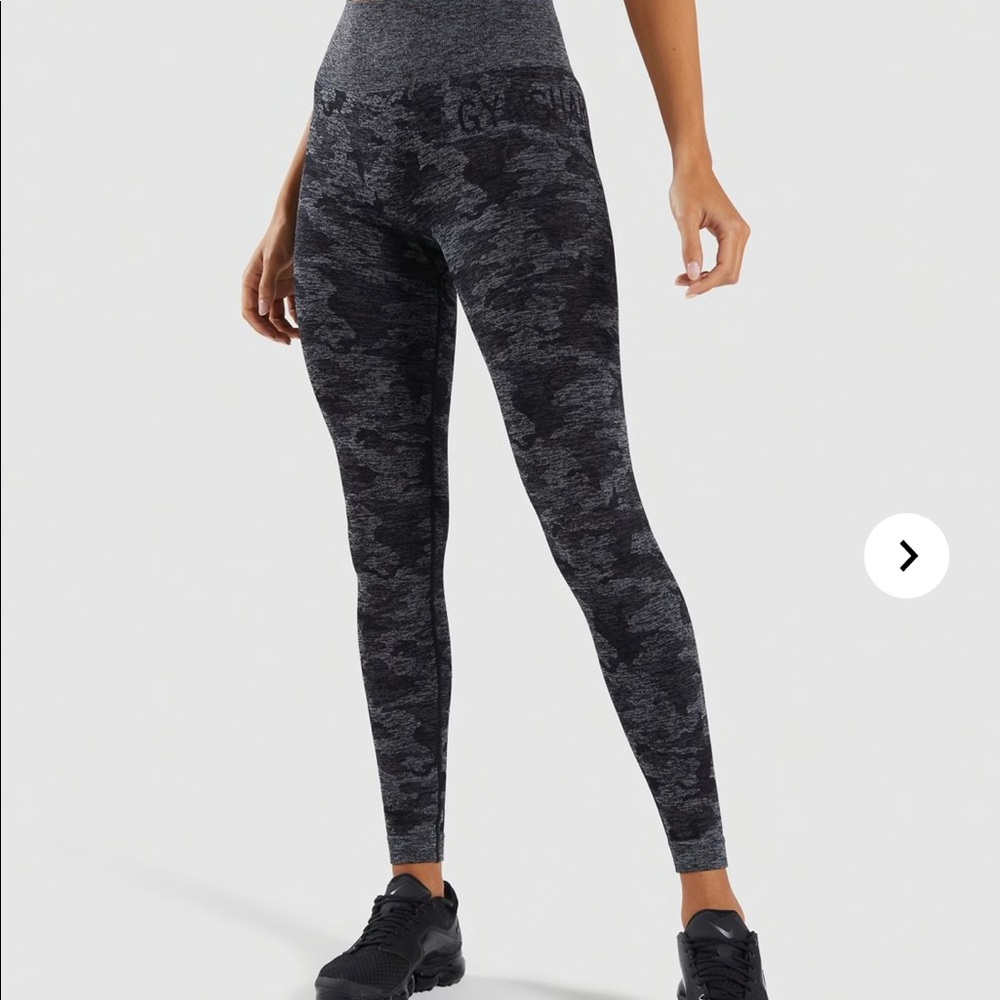 GymShark Camo Seamless Leggings BNWT